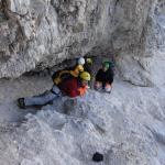 Verso l'attacco della ferrata